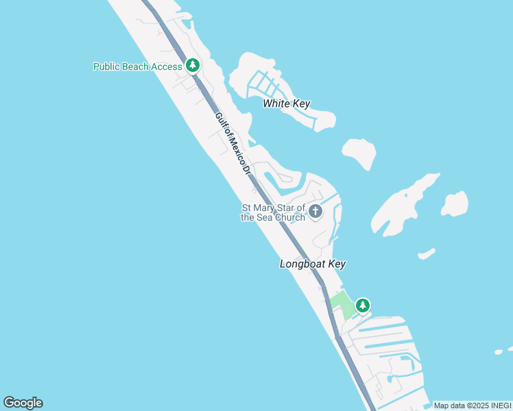 map of restaurants, bars, coffee shops, grocery stores, and more near 4425 Gulf of Mexico Drive in Longboat Key