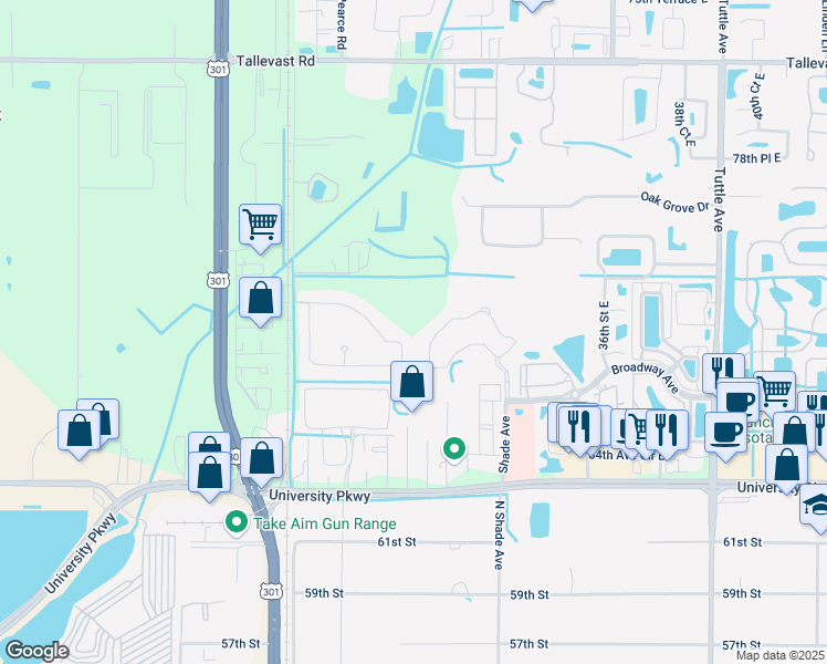 map of restaurants, bars, coffee shops, grocery stores, and more near 3024 Esmeralda Drive in Sarasota