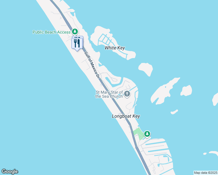 map of restaurants, bars, coffee shops, grocery stores, and more near 4350 Chatham Drive in Longboat Key