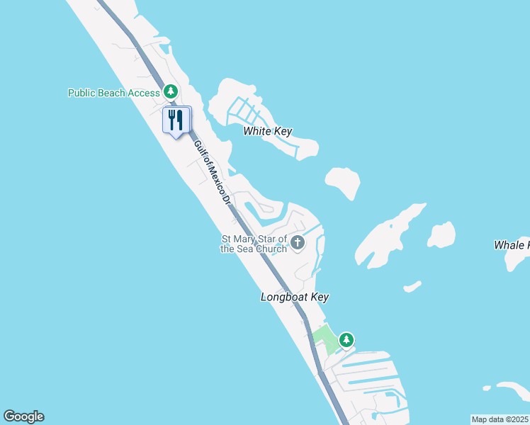 map of restaurants, bars, coffee shops, grocery stores, and more near 67 Exeter Drive in Longboat Key