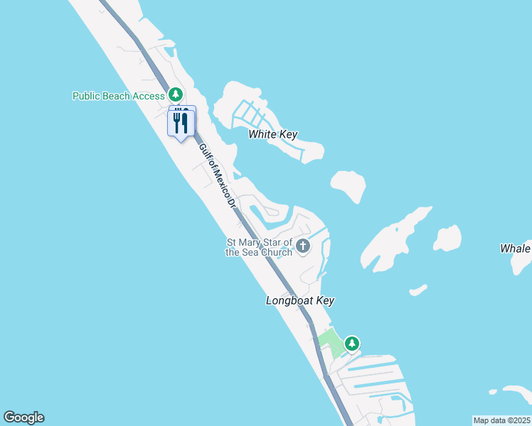 map of restaurants, bars, coffee shops, grocery stores, and more near 67 Exeter Drive in Longboat Key