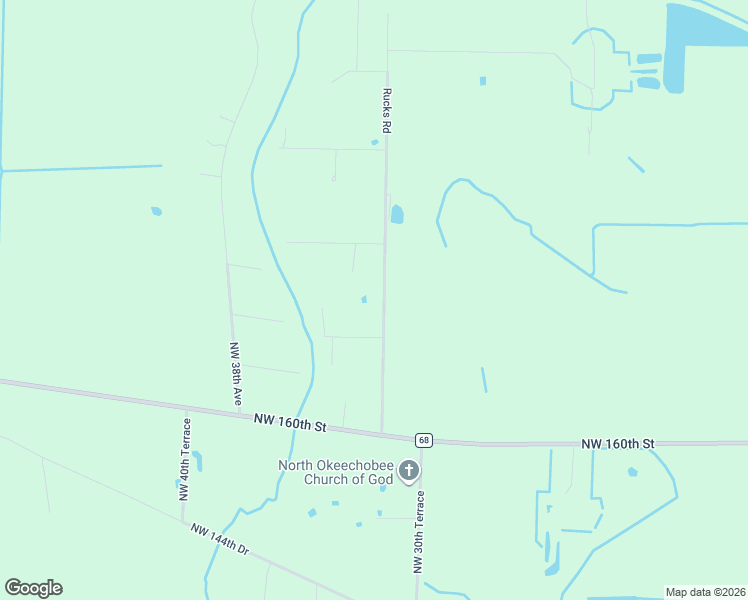 map of restaurants, bars, coffee shops, grocery stores, and more near 16605 Northwest 32nd Avenue in Okeechobee