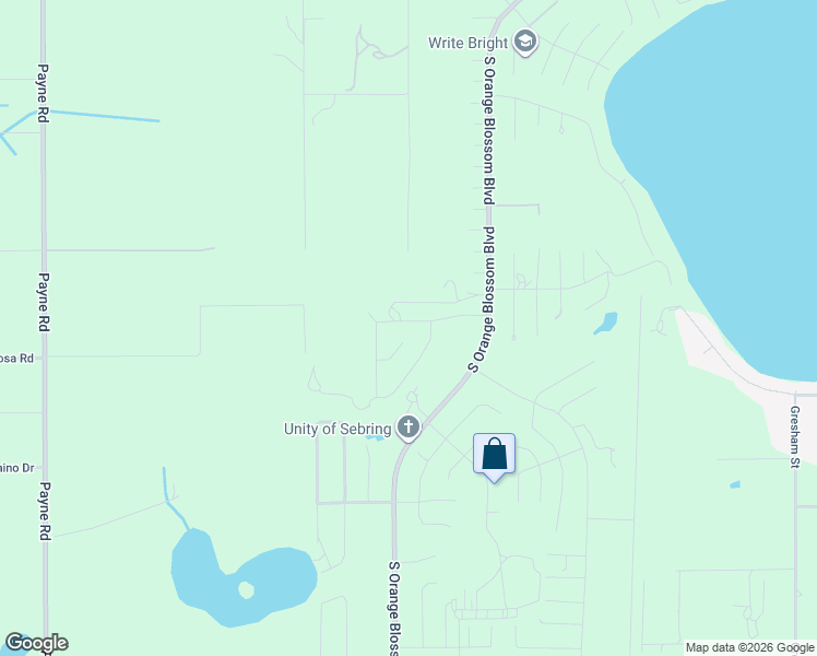 map of restaurants, bars, coffee shops, grocery stores, and more near 3124 Vistabrook Drive in Sebring