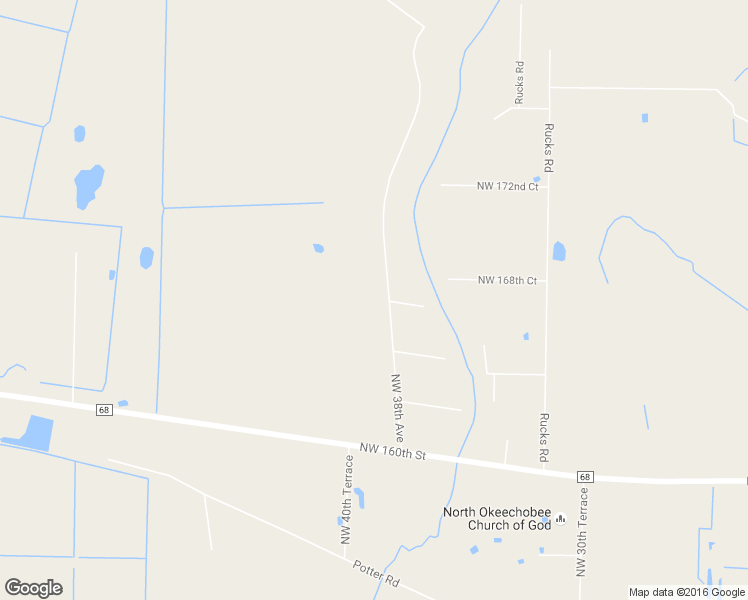 map of restaurants, bars, coffee shops, grocery stores, and more near 16703 Northwest 38th Avenue in Okeechobee