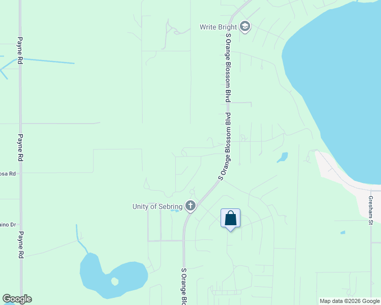 map of restaurants, bars, coffee shops, grocery stores, and more near 3124 Vistabrook Drive in Sebring