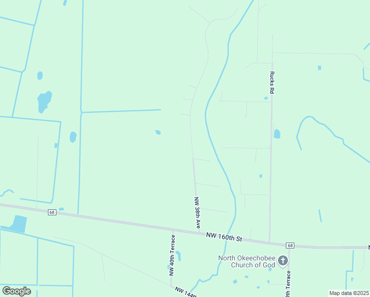 map of restaurants, bars, coffee shops, grocery stores, and more near 16703 Northwest 38th Avenue in Okeechobee