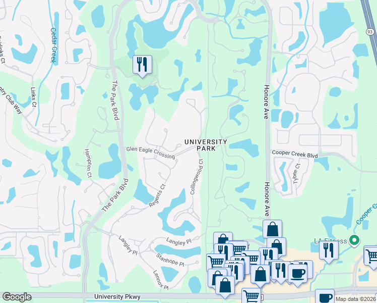 map of restaurants, bars, coffee shops, grocery stores, and more near in Bradenton