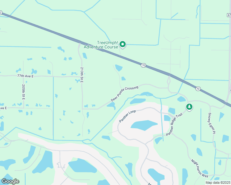 map of restaurants, bars, coffee shops, grocery stores, and more near 21723 Deer Pointe Crossing in Bradenton