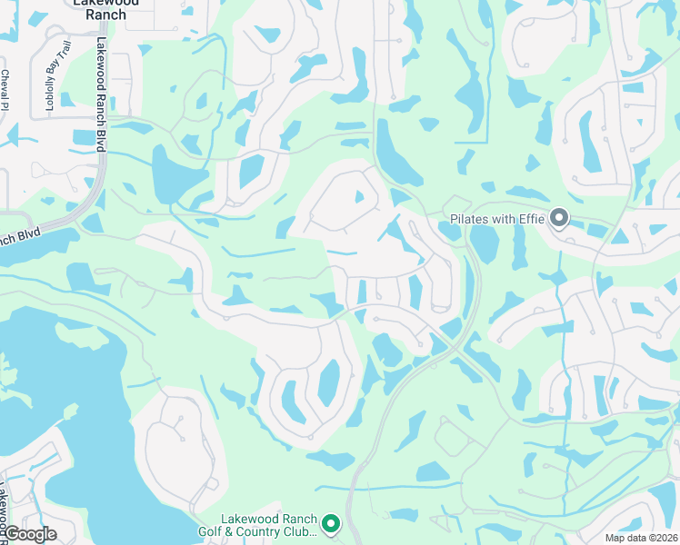 map of restaurants, bars, coffee shops, grocery stores, and more near 6710 Pebble Beach Way in Lakewood Ranch