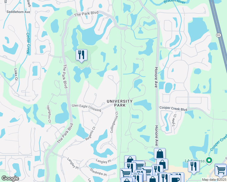 map of restaurants, bars, coffee shops, grocery stores, and more near 6919 Chancery Place in Manatee County