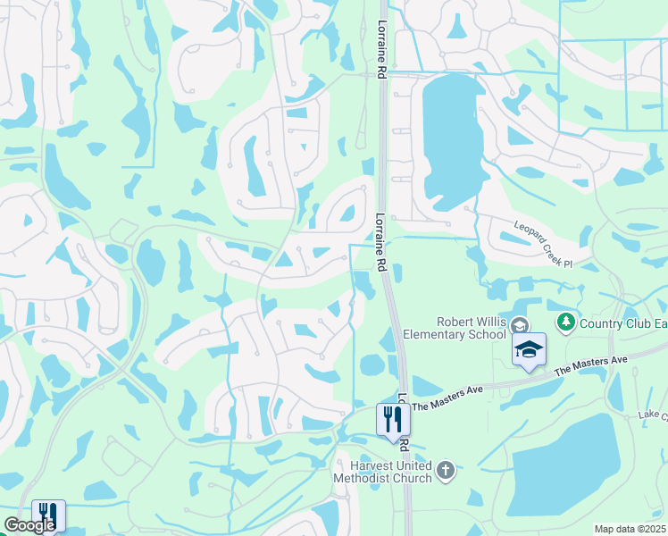 map of restaurants, bars, coffee shops, grocery stores, and more near 7229 Orchid Island Place in Bradenton