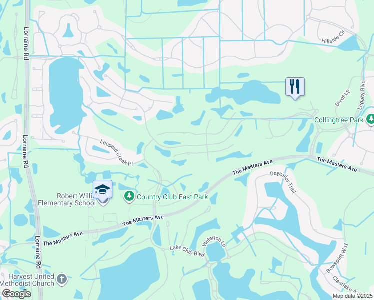 map of restaurants, bars, coffee shops, grocery stores, and more near 15331 Leven Links Place in Lakewood Ranch