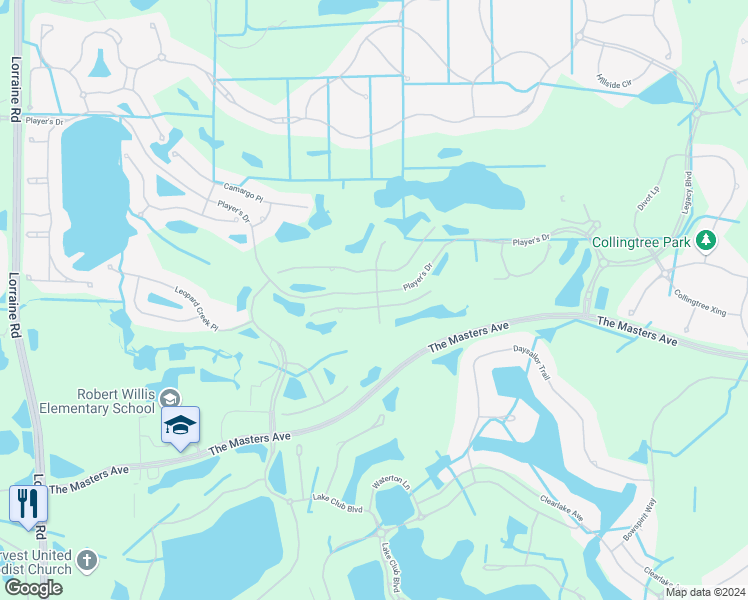 map of restaurants, bars, coffee shops, grocery stores, and more near 15427 Leven Links Place in Lakewood Ranch