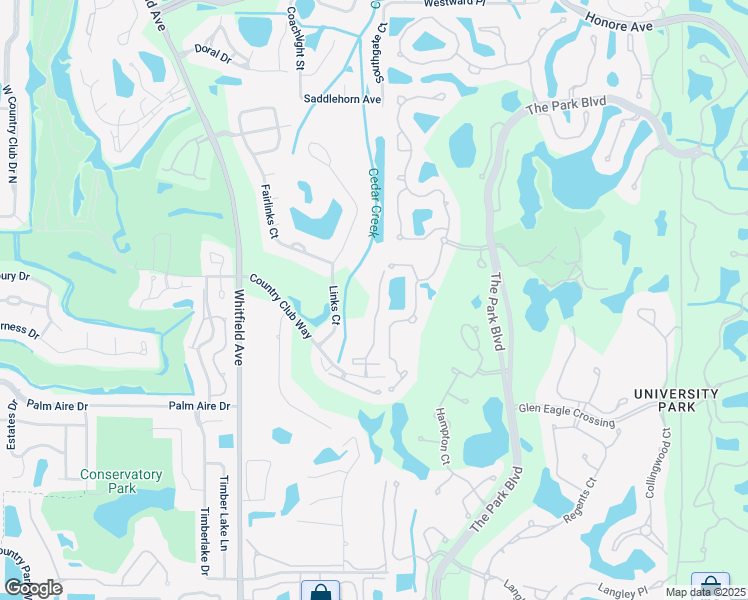 map of restaurants, bars, coffee shops, grocery stores, and more near 7664 Eagle Creek Drive in Sarasota