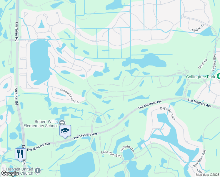 map of restaurants, bars, coffee shops, grocery stores, and more near 15308 Linn Park Terrace in Lakewood Ranch