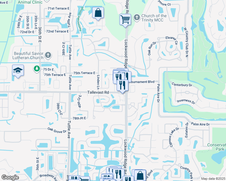 map of restaurants, bars, coffee shops, grocery stores, and more near 4 Alicia Lane in Sarasota