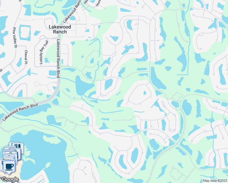 map of restaurants, bars, coffee shops, grocery stores, and more near 7633 Portstewart Drive in Lakewood Ranch