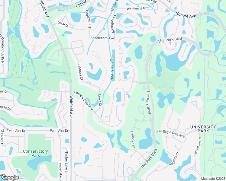 map of restaurants, bars, coffee shops, grocery stores, and more near 6305 Walton Heath Place in Manatee County
