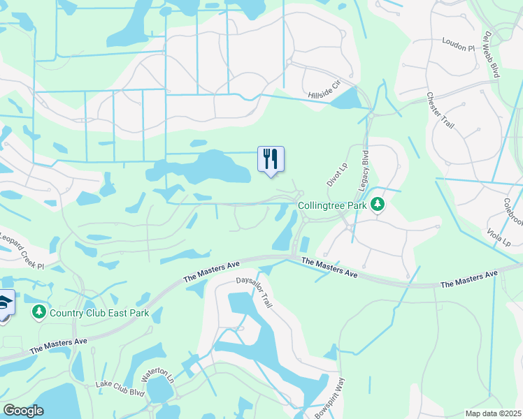map of restaurants, bars, coffee shops, grocery stores, and more near 7633 Windy Hill Cove in Bradenton