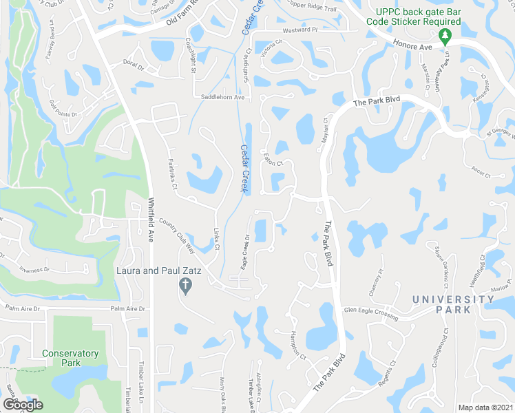 map of restaurants, bars, coffee shops, grocery stores, and more near 6305 Walton Heath Place in Manatee County