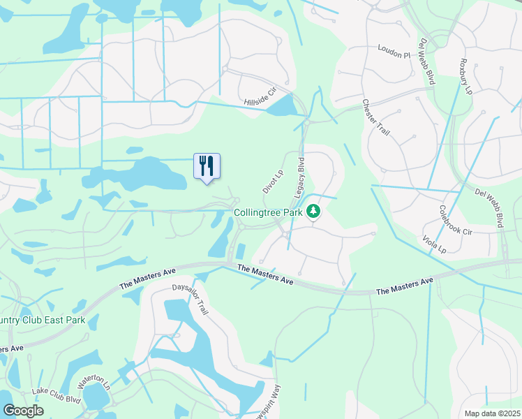 map of restaurants, bars, coffee shops, grocery stores, and more near 7530 Divot Loop in Bradenton