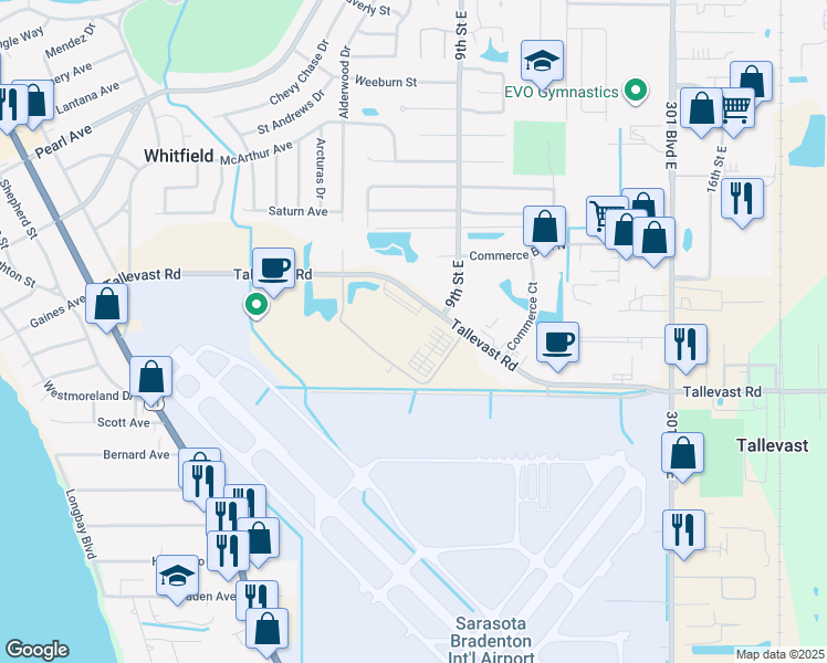 map of restaurants, bars, coffee shops, grocery stores, and more near in MANASOTA