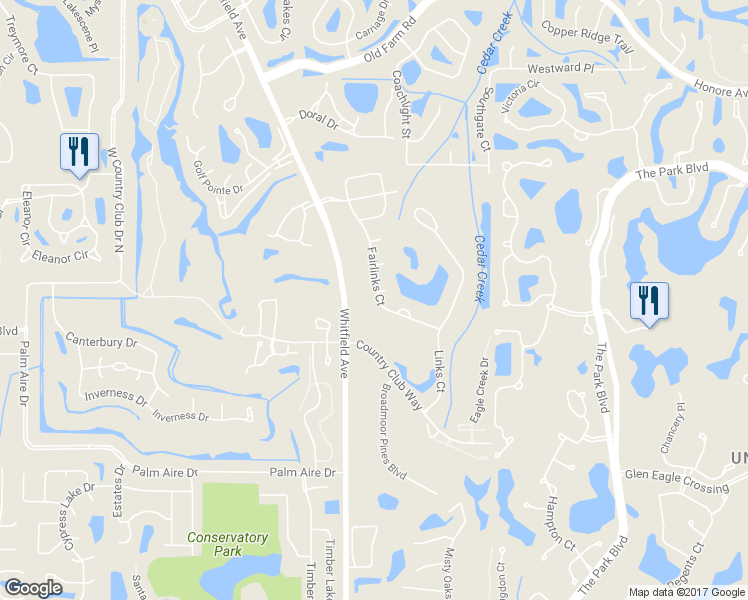 map of restaurants, bars, coffee shops, grocery stores, and more near 7514 Fairlinks Court in Sarasota