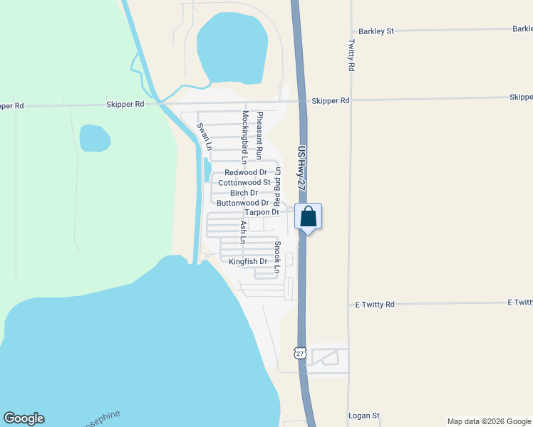 map of restaurants, bars, coffee shops, grocery stores, and more near 10000 U.S. 27 in Sebring