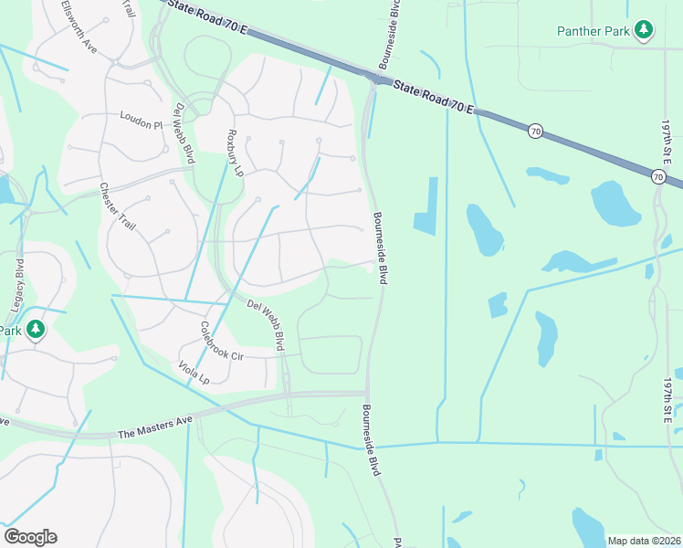 map of restaurants, bars, coffee shops, grocery stores, and more near 18014 Littleton Place in Lakewood Ranch
