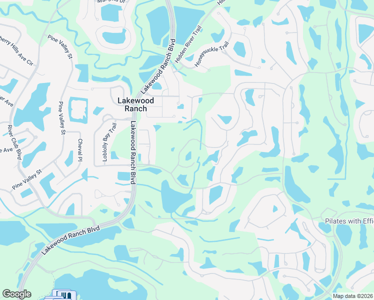 map of restaurants, bars, coffee shops, grocery stores, and more near 7439 Edenmore Street in Lakewood Ranch