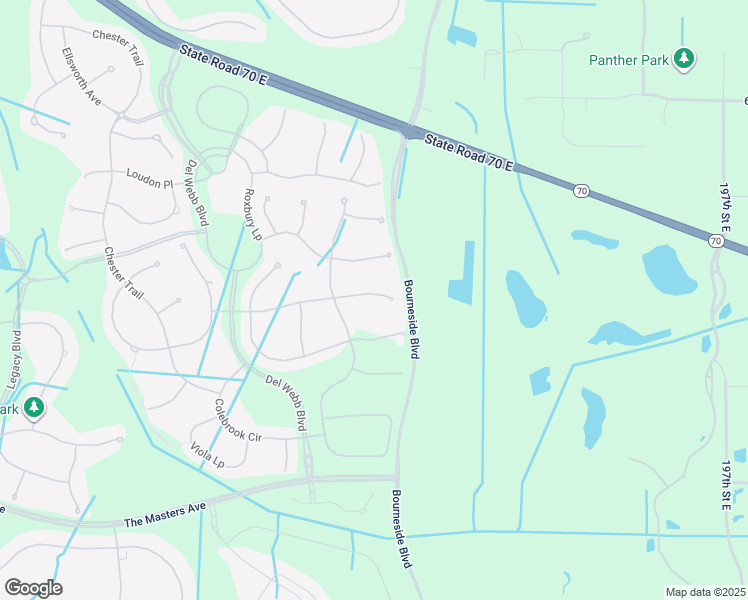 map of restaurants, bars, coffee shops, grocery stores, and more near 18014 Littleton Place in Lakewood Ranch