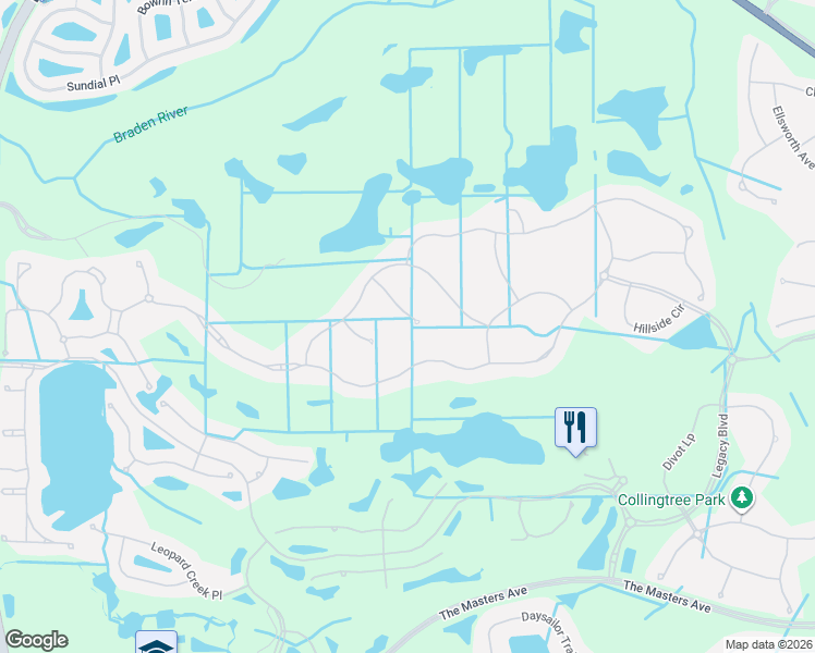 map of restaurants, bars, coffee shops, grocery stores, and more near 15744 Seaton Place in Lakewood Ranch
