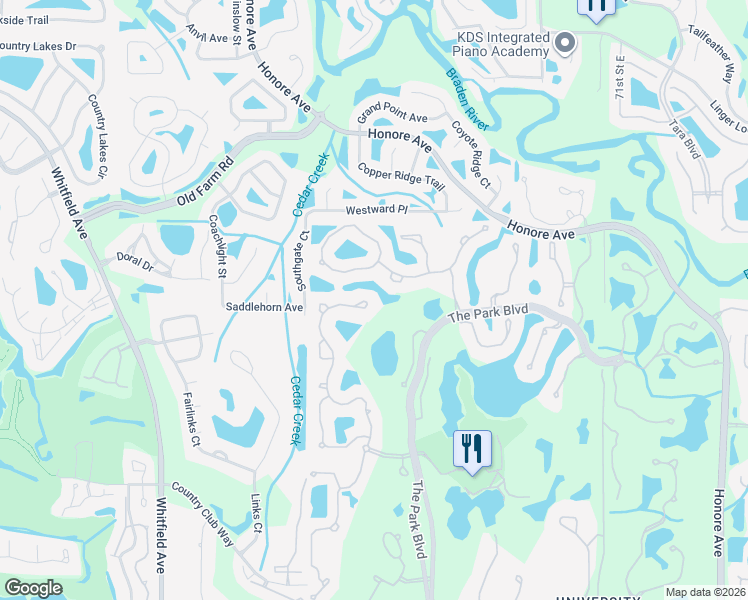 map of restaurants, bars, coffee shops, grocery stores, and more near 7301 Eaton Court in Manatee County