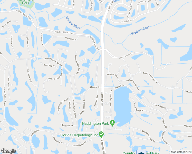 map of restaurants, bars, coffee shops, grocery stores, and more near 7220 Presidio Glen in Bradenton