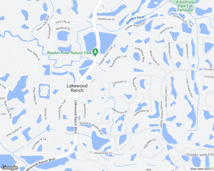 map of restaurants, bars, coffee shops, grocery stores, and more near 7264 Lismore Court in Lakewood Ranch