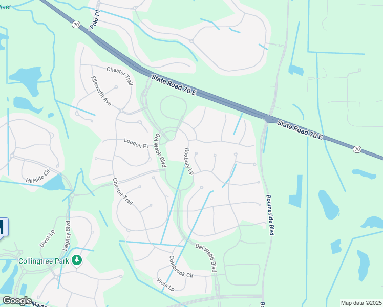 map of restaurants, bars, coffee shops, grocery stores, and more near 17718 Eastbrook Terrace in Bradenton