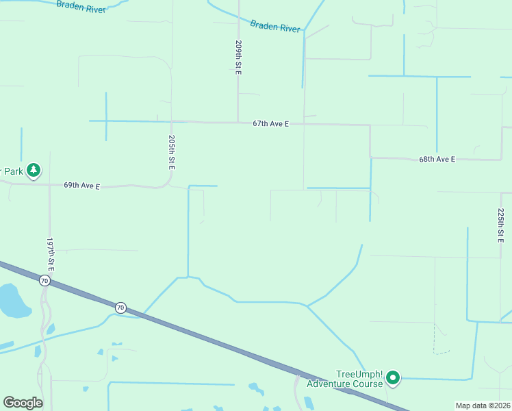 map of restaurants, bars, coffee shops, grocery stores, and more near 6910 211th Street East in Bradenton