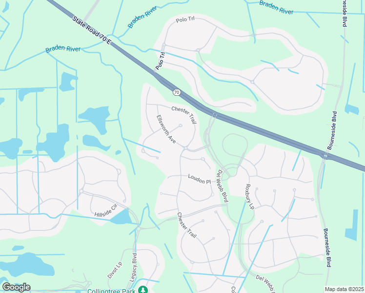 map of restaurants, bars, coffee shops, grocery stores, and more near 16824 Ellsworth Avenue in Bradenton