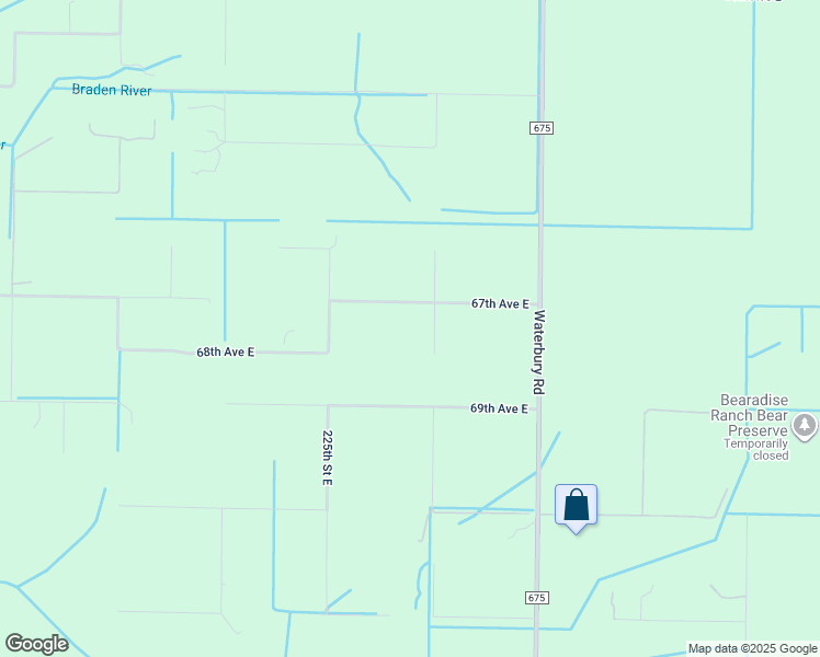 map of restaurants, bars, coffee shops, grocery stores, and more near 6810 229th Street East in Bradenton