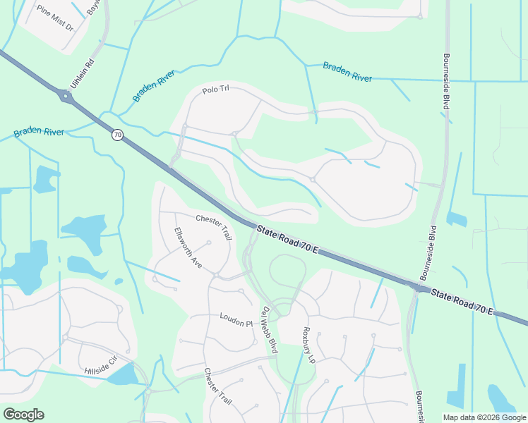 map of restaurants, bars, coffee shops, grocery stores, and more near 17339 Blue Ridge Pl in Bradenton