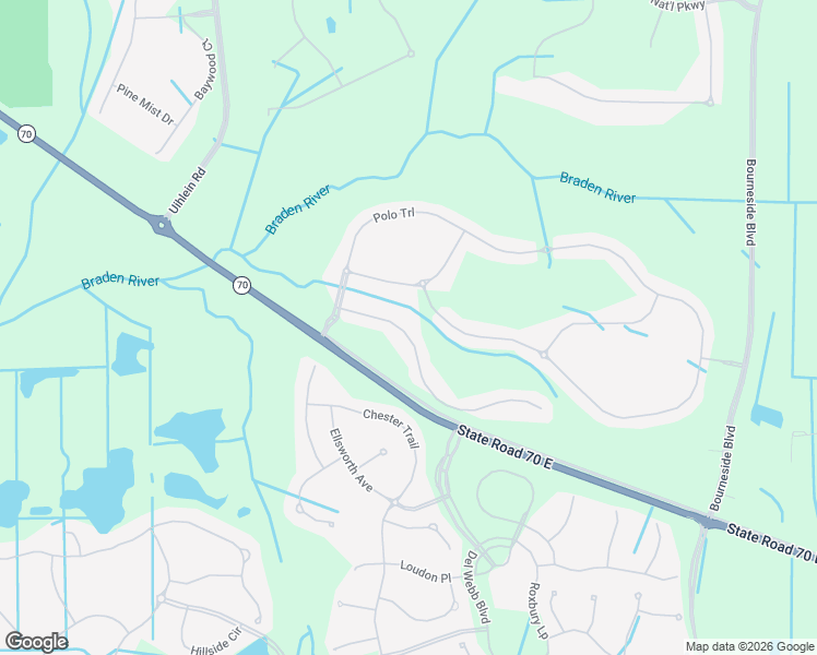 map of restaurants, bars, coffee shops, grocery stores, and more near 17127 Blue Ridge Pl in Bradenton