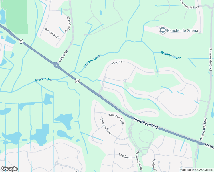 map of restaurants, bars, coffee shops, grocery stores, and more near 17002 Blue Ridge Pl in Bradenton
