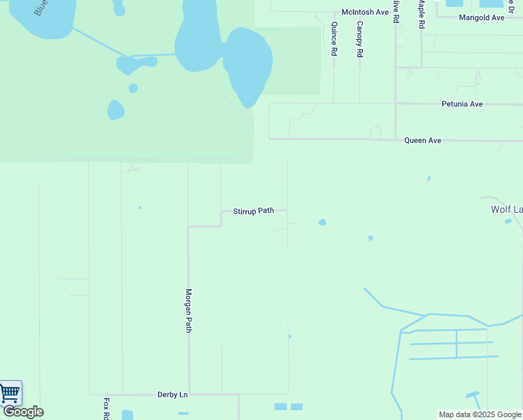map of restaurants, bars, coffee shops, grocery stores, and more near Stirrup Path in Sebring