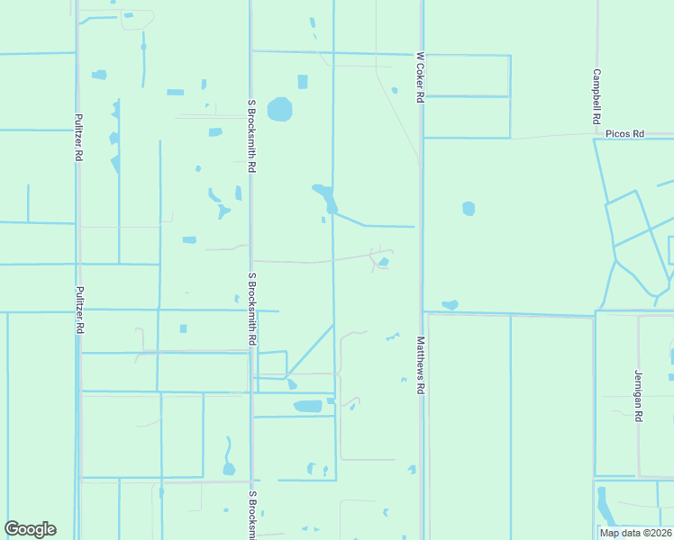 map of restaurants, bars, coffee shops, grocery stores, and more near 2140 South Brocksmith Road in Fort Pierce