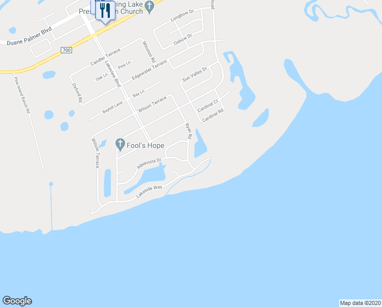map of restaurants, bars, coffee shops, grocery stores, and more near 809 Ryan Road in Sebring