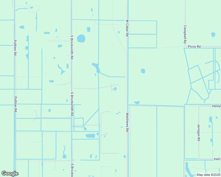 map of restaurants, bars, coffee shops, grocery stores, and more near 2140 South Brocksmith Road in Fort Pierce
