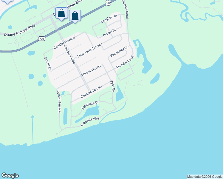 map of restaurants, bars, coffee shops, grocery stores, and more near 709 Ryan Road in Sebring