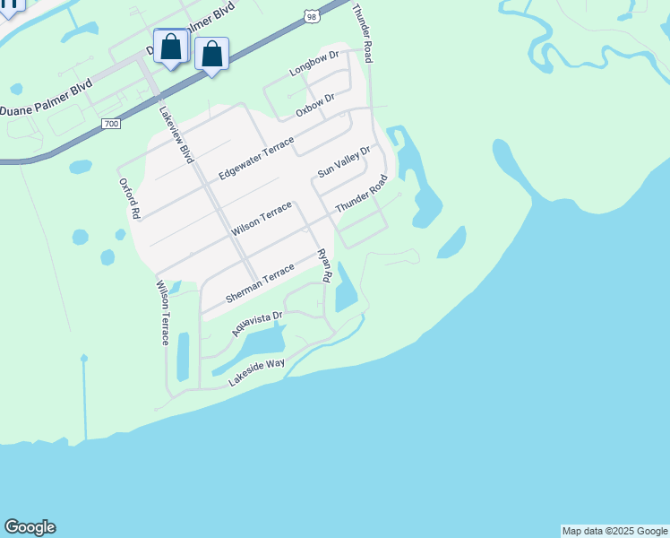 map of restaurants, bars, coffee shops, grocery stores, and more near 709 Ryan Road in Sebring