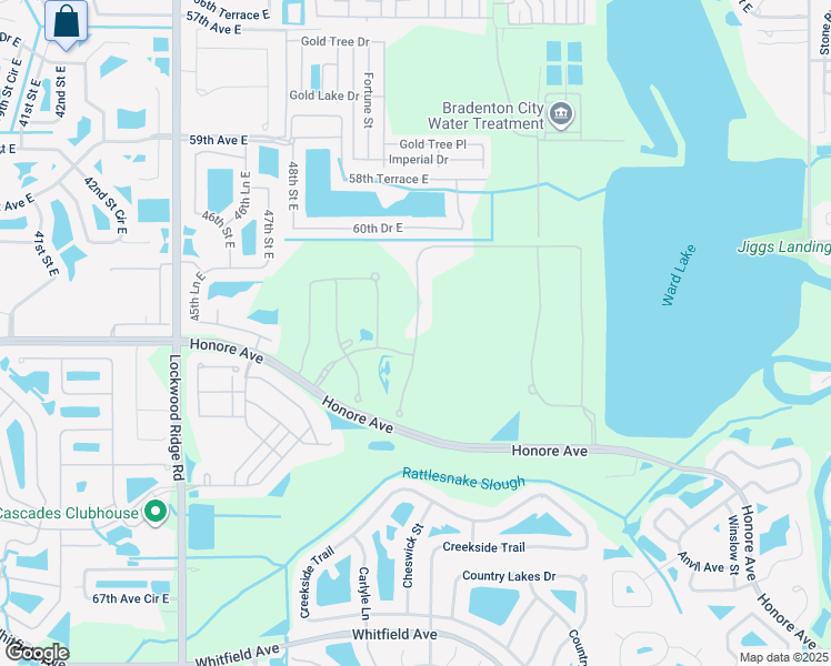 map of restaurants, bars, coffee shops, grocery stores, and more near Grandview Hill Court in Bradenton