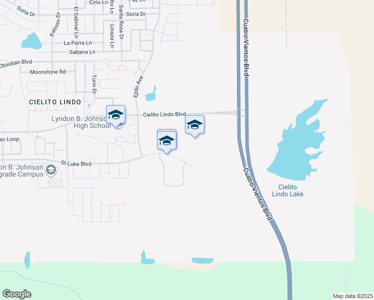 map of restaurants, bars, coffee shops, grocery stores, and more near 5910 Saint Luke Boulevard in Laredo